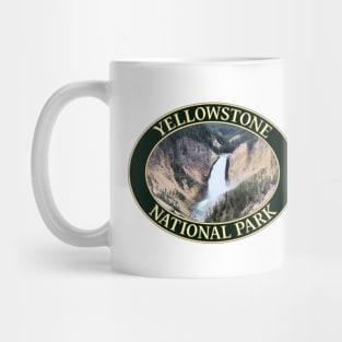 Yellowstone Falls at Yellowstone National Park in Wyoming Mug